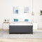 vidaXL - Bedframe - Donkergrijs - 160x200 - cm - Corduroy - Stof