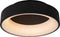 Lucide MIRAGE - Plafonnière - Ø 38 cm - LED Dimbaar 1x22W 2700K - Zwart