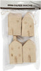 Huis, h: 9,5-12 cm, b: 5,5-6,5 cm, 4 stuks