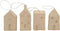 Huis, h: 9,5-12 cm, b: 5,5-6,5 cm, 4 stuks