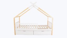 Huisbed Kinderbed Odyssee 90 x 190 (cm) / Met bedhek / 2 opberglades