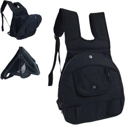 Huisdierenrugzak Gloria Kangaroo Zwart Uitbreidbaar 30 x 20 x 34 cm