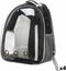 Huisdierenrugzak Zwart Transparant 33 x 12 x 42 cm