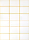 Huismerk Avery 3325 Handmatige Etiket 38x24mm Wit