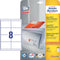 Huismerk Avery 4782 Universele Etiket 97x67.7mm