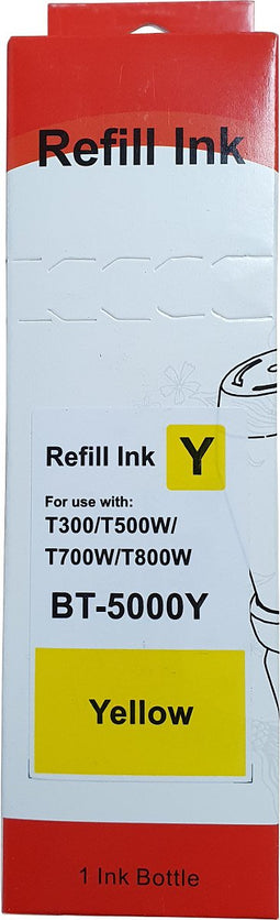 Huismerk Brother BT5000Y inktfles geel
