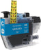 Huismerk Brother LC-3213C cartridge cyaan