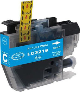 Huismerk Brother LC-3219XL C cartridge cyaan