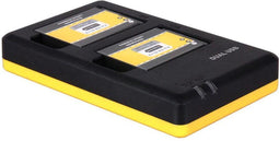 Huismerk Duo oplader voor 2 camera accu's Nikon EN-EL12