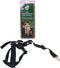 HUISMERK Halsband Huismerk nylon veiligheidstuig halsband max - 45 cm - buik max - 65 cm Zwart 45 x 65 cm - 1 ST