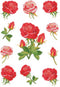 Huismerk Herma 3581 Etiket met afbeelding Roos