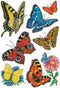 Huismerk Herma 3801 Etiket Vlinder - Pakje met 3 velletjes stickers