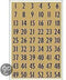 Huismerk Herma 4146 Etiket met getallen 1-100 Goud