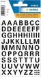 Huismerk Herma 4158 Etiket met letters A-Z 10mm Transparant - 1 pakje met 1 velletje