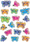 Huismerk Herma 5251 Etiket Vlinder 3D - Pakje met 1 velletje stickers