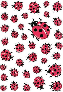Huismerk Herma 5439 Etiket Lieveheersbeestjes - Pakje met 3 velletjes stickers