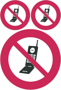 Huismerk Herma 5784 Etiket met afbeelding GSM Verbod