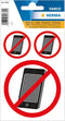 Huismerk Herma 5784 Etiket met afbeelding GSM Verbod