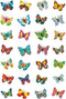 Huismerk Herma 6819 Vlinder Glimmer Folie