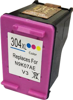 Huismerk HP 304XL cartridge kleur met inktniveau