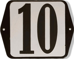 Huisnummer standaard nummer 10
