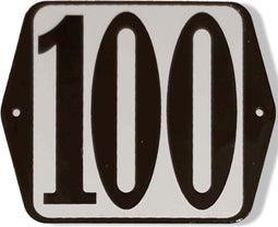Huisnummer standaard nummer 100
