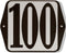 Huisnummer standaard nummer 100