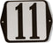 Huisnummer standaard nummer 11