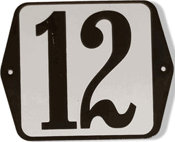 Huisnummer standaard nummer 12