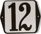 Huisnummer standaard nummer 12