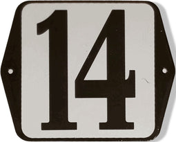 Huisnummer standaard nummer 14