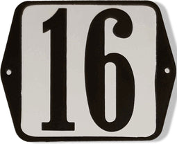 Huisnummer standaard nummer 16