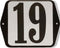 Huisnummer standaard nummer 19
