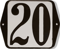 Huisnummer standaard nummer 20