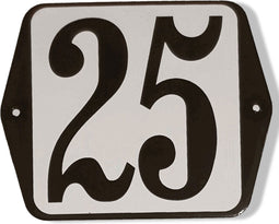 Huisnummer standaard nummer 25