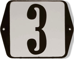 Huisnummer standaard nummer 3