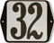 Huisnummer standaard nummer 32