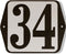 Huisnummer standaard nummer 34