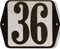 Huisnummer standaard nummer 36