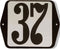 Huisnummer standaard nummer 37