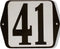 Huisnummer standaard nummer 41