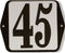 Huisnummer standaard nummer 45