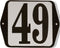 Huisnummer standaard nummer 49