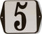 Huisnummer standaard nummer 5