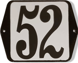 Huisnummer standaard nummer 52