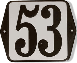 Huisnummer standaard nummer 53