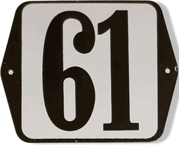 Huisnummer standaard nummer 61