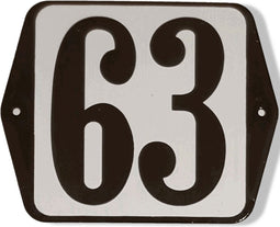 Huisnummer standaard nummer 63