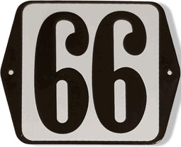Huisnummer standaard nummer 66