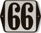 Huisnummer standaard nummer 66